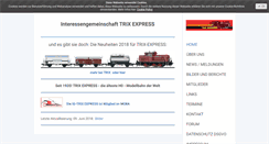 Desktop Screenshot of ig-trix-express.de