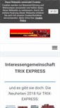 Mobile Screenshot of ig-trix-express.de